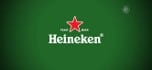 Heineken logo on green background, featuring a red star above the text "The Original Quality" and "Heineken" in white.