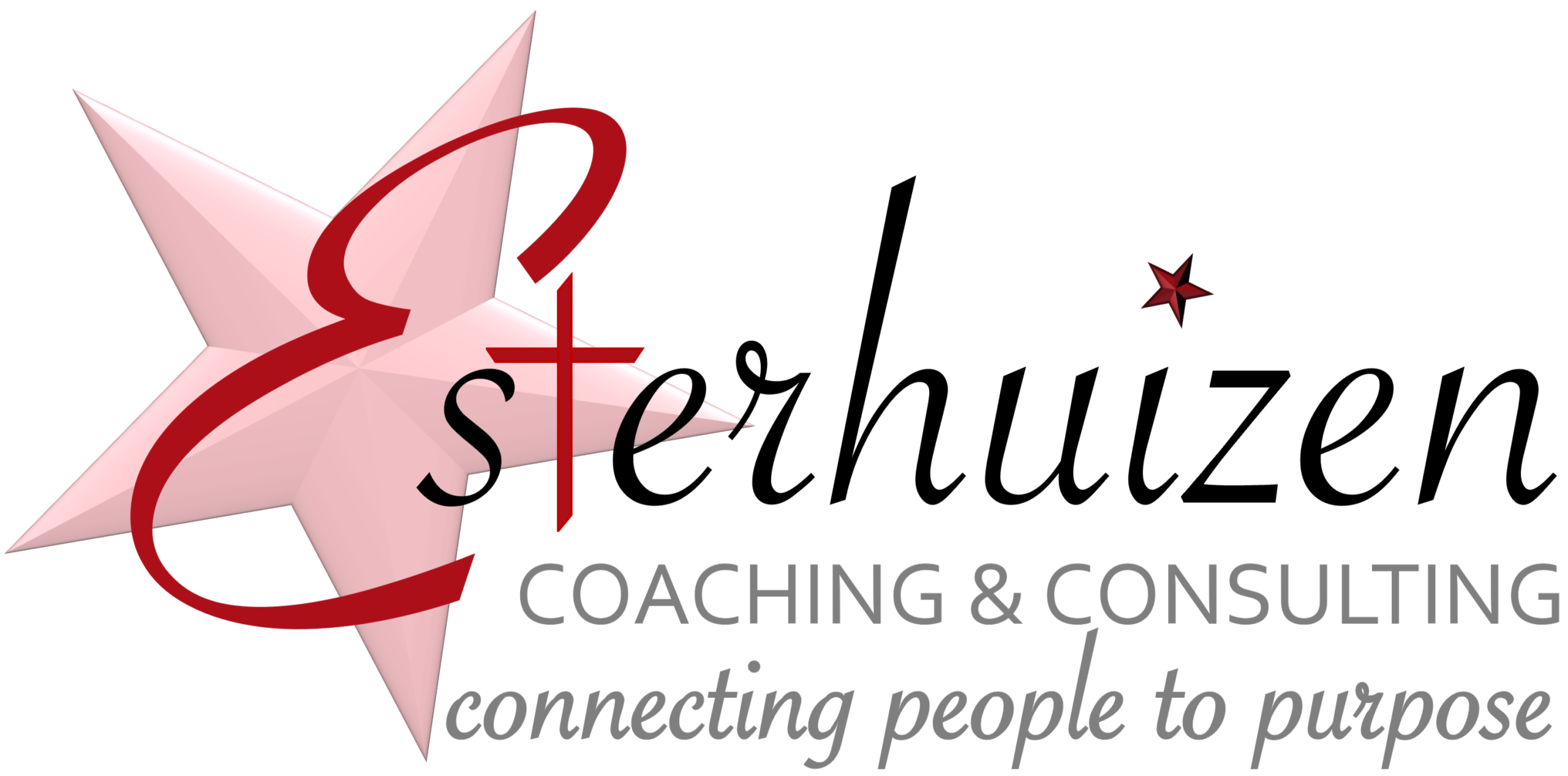 ECCSA logo featuring a pink star and the text "Coaching & Consulting connecting people to purpose."
