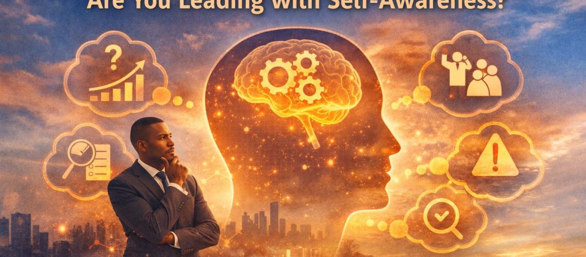 Executive reflection on self-awareness in leadership, highlighting decision-making, feedback, and emotional awareness.